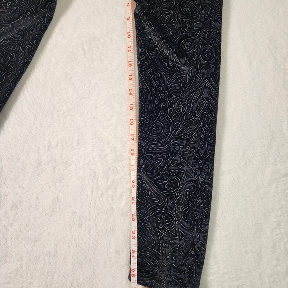 Vintage Velour Print pants leggings size XS - Picture 6 of 9